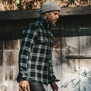 Taylor Stitch "Leeward" Shirt in Navy Tartan